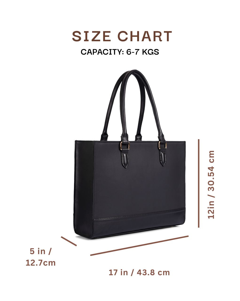 RACHEL TOTE BAG | LARGE | ALL BLACK