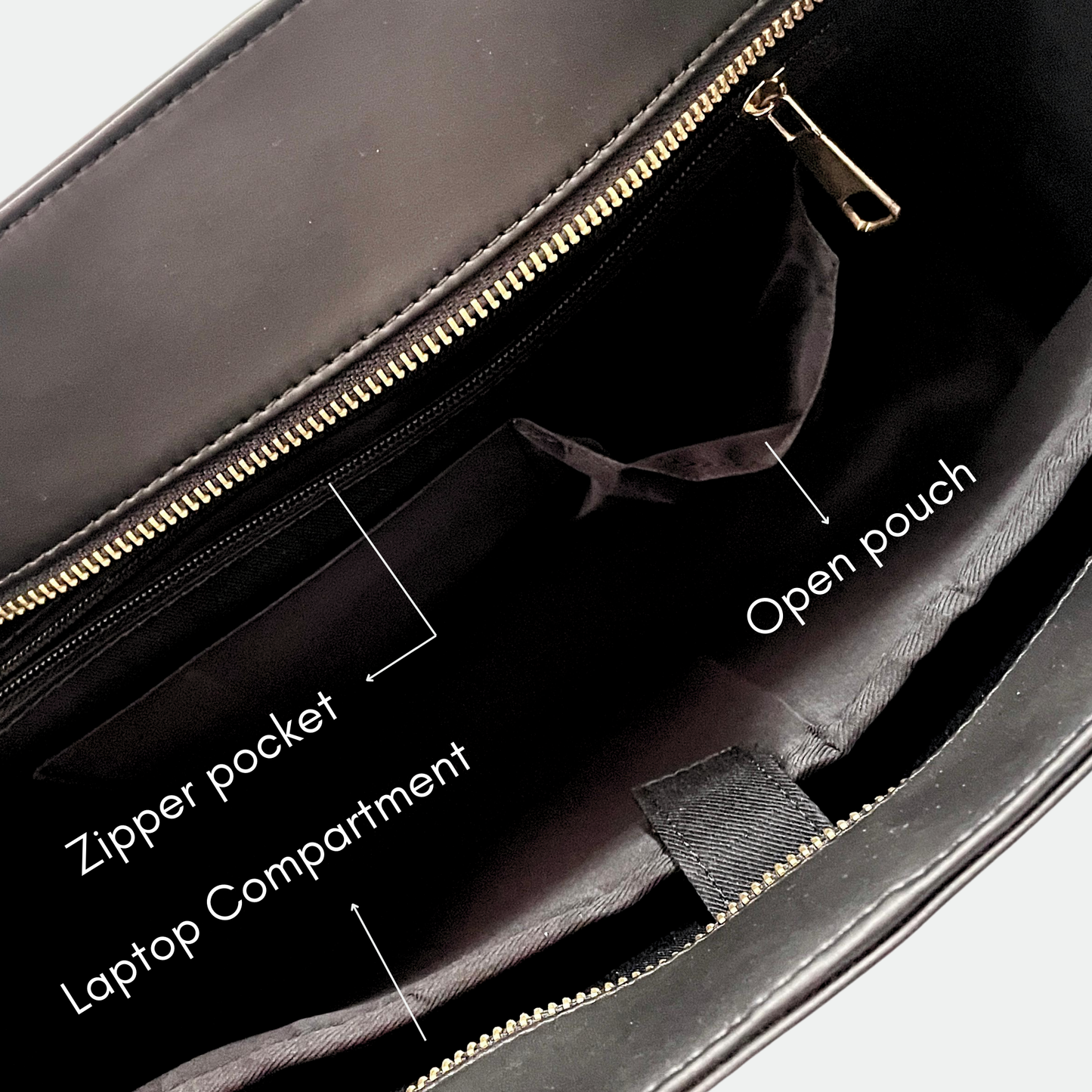 TROY TOTE BAG | ALL BLACK | LARGE