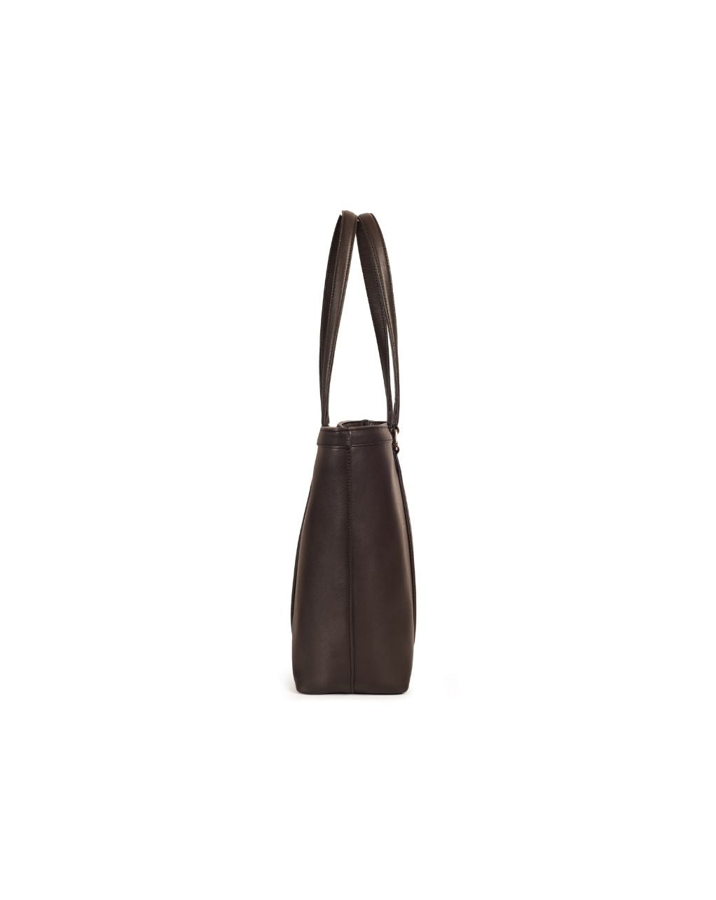 LAUREN TOTE BAG | CHOCOLATE BROWN | MEDIUM