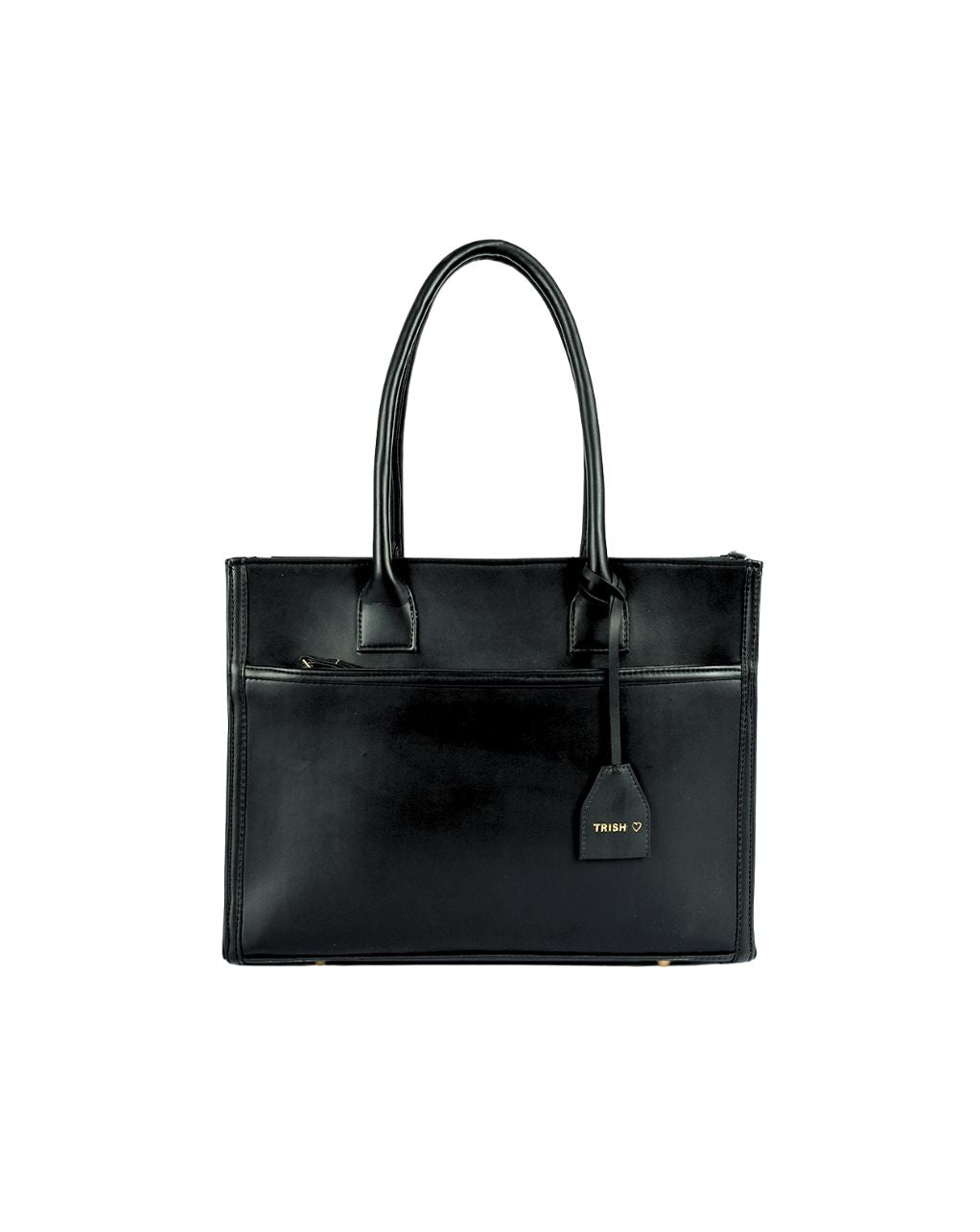 CANDICE LUXURY TOTE | ALL BLACK | MEDIUM
