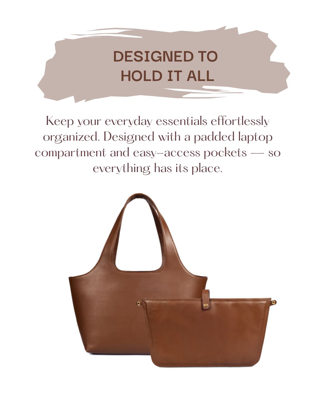 JENNY TOTE BAG | MOCHA