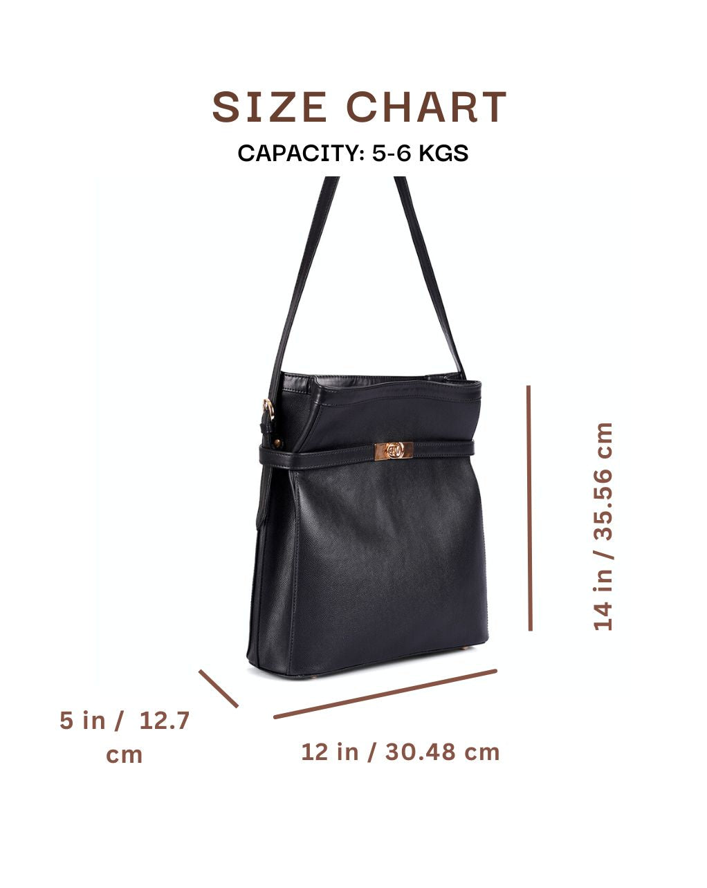 ROSE BUCKET BAG | BLACK