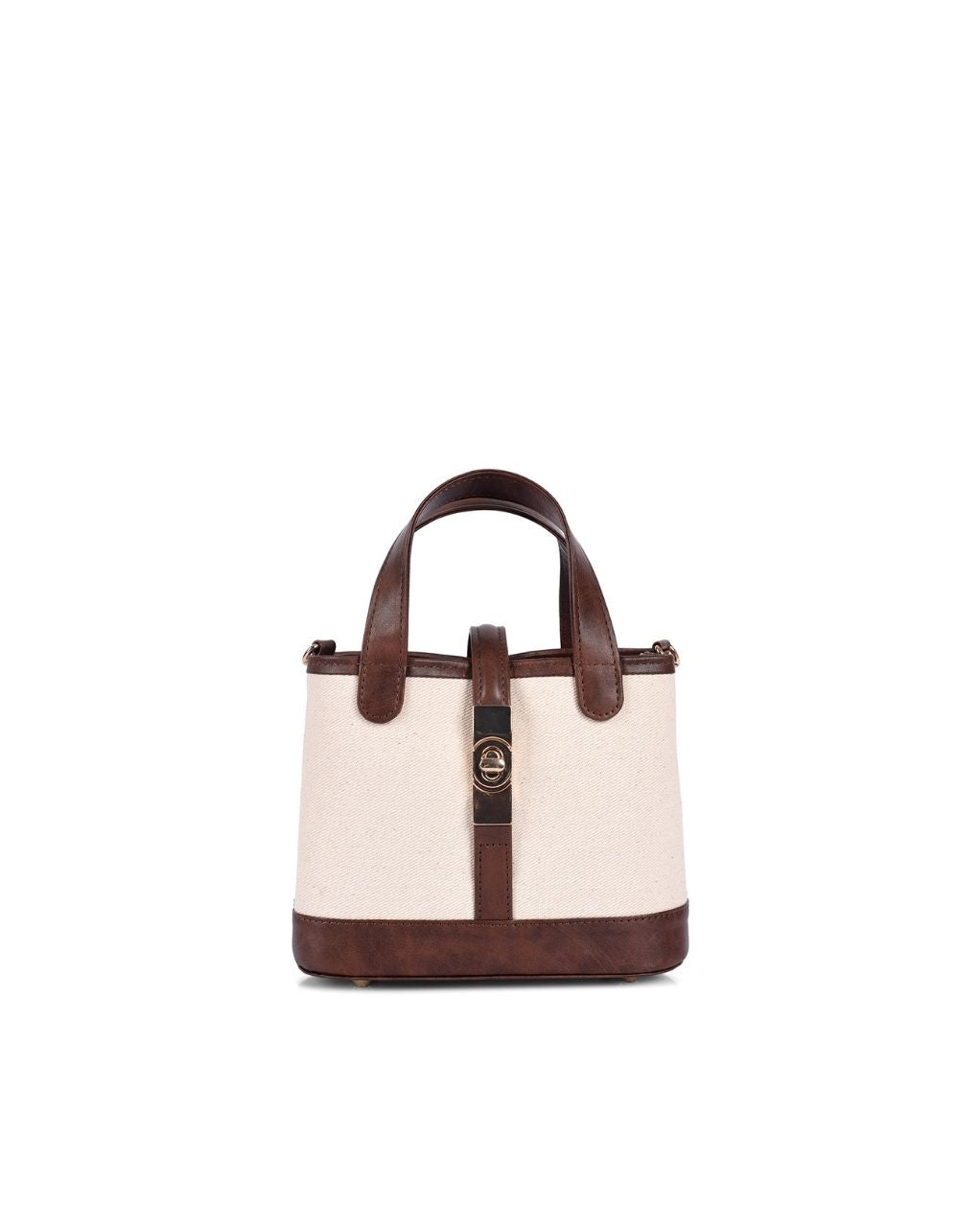 SYLVIE SLING BAG | BEIGE & BROWN
