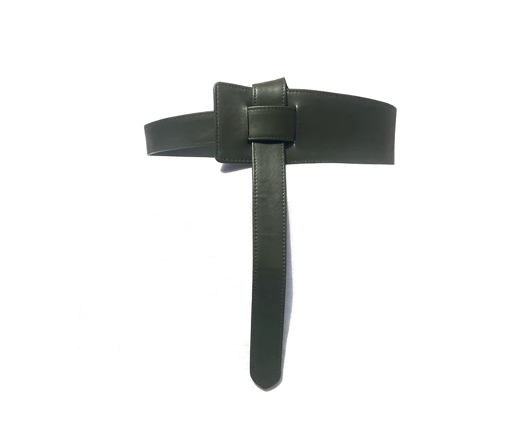 Anne Asymmetric Belt (OLIVE)