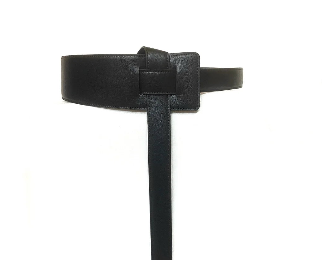 Anne Asymmetric Belt (BLACK)
