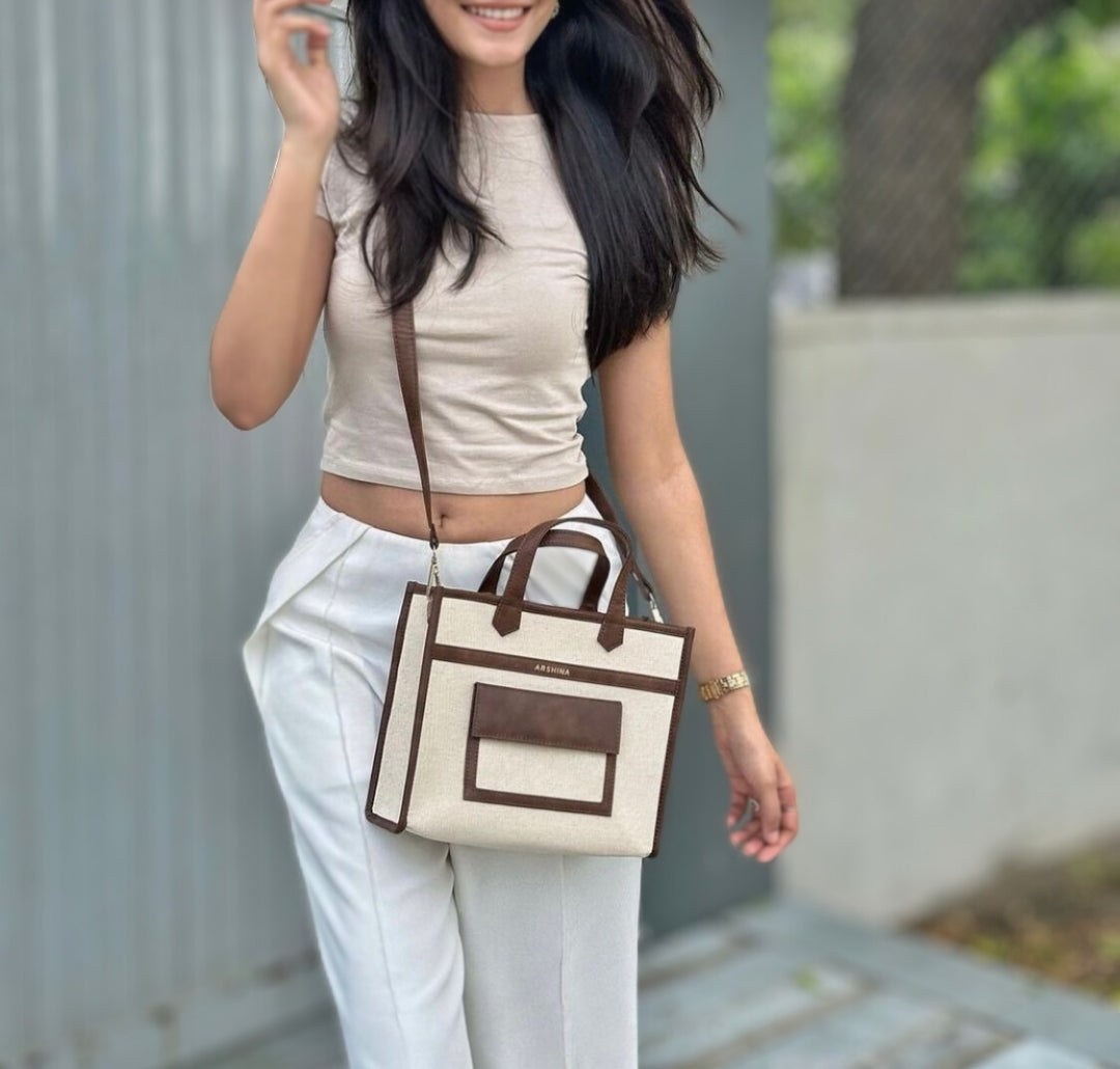 HAZEL SLING BAG | BROWN | SMALL