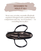 CAROLYN TOTE  BLACK + 3 FREE GIFTS