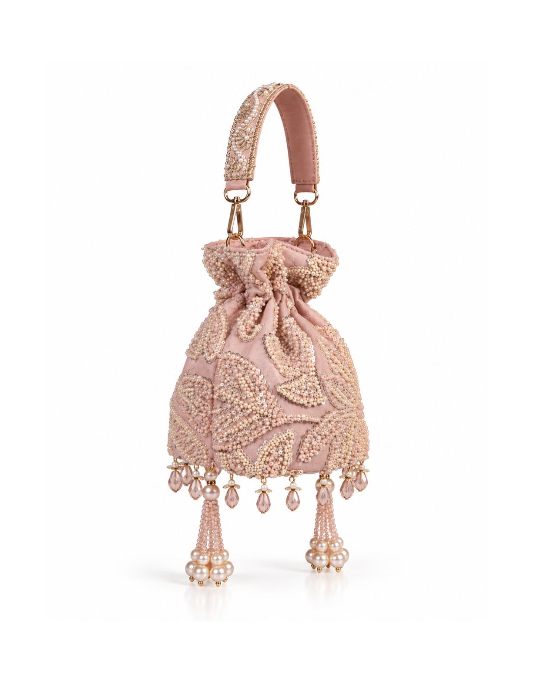 Peach Pearl Potli