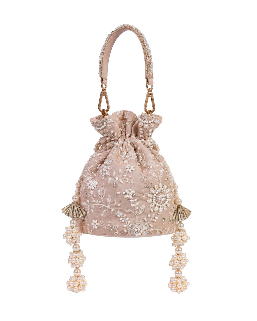 Beige Pearl Potli