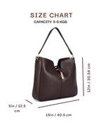 Eve Chocolate Brown  Tote ( + 3 Gifts )