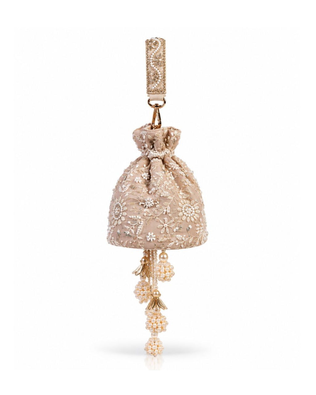 Beige Pearl Potli