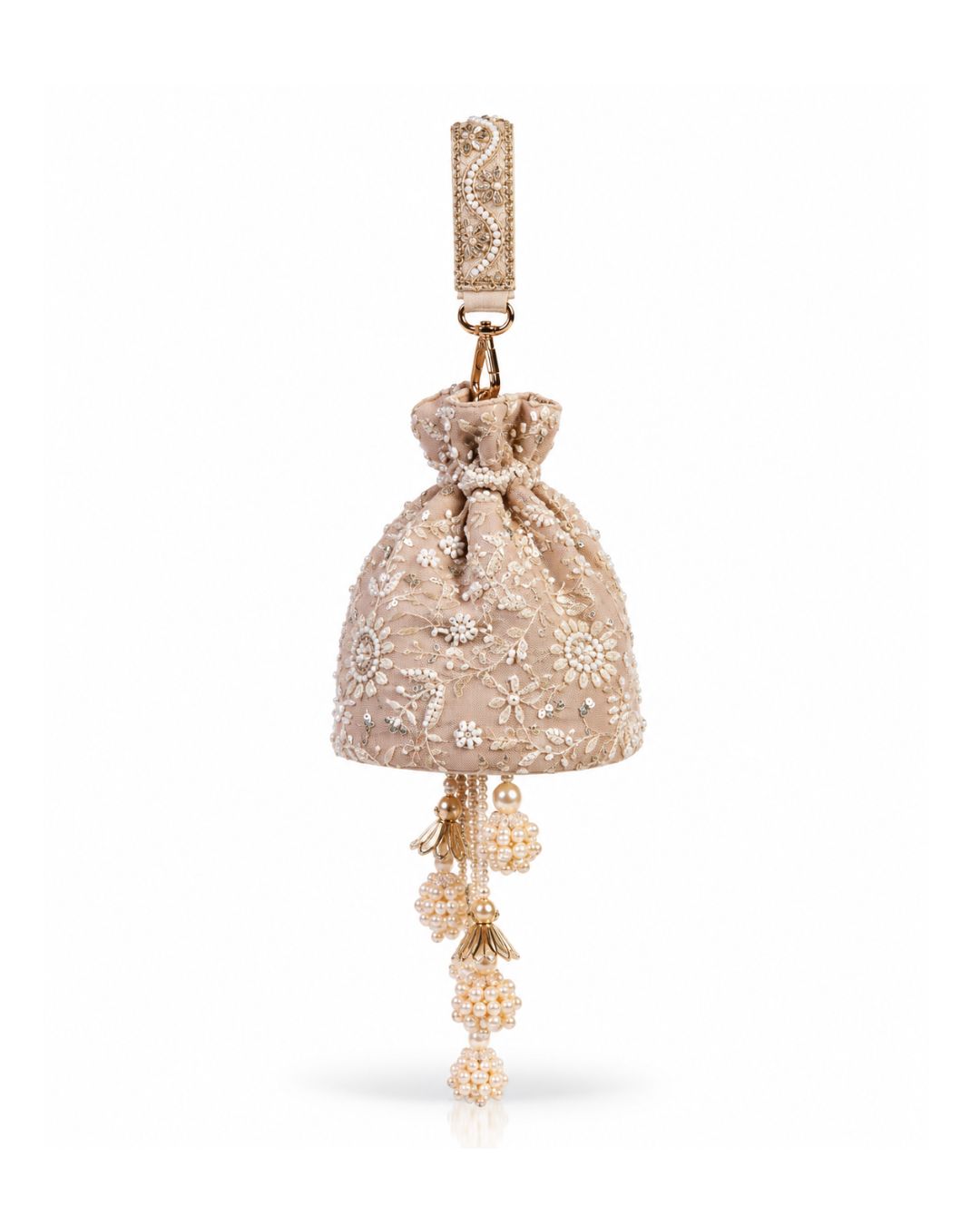 Beige Pearl Potli