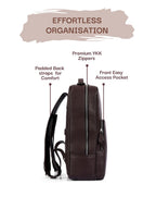 NOAH BACKPACK | CHOCOLATE BROWN