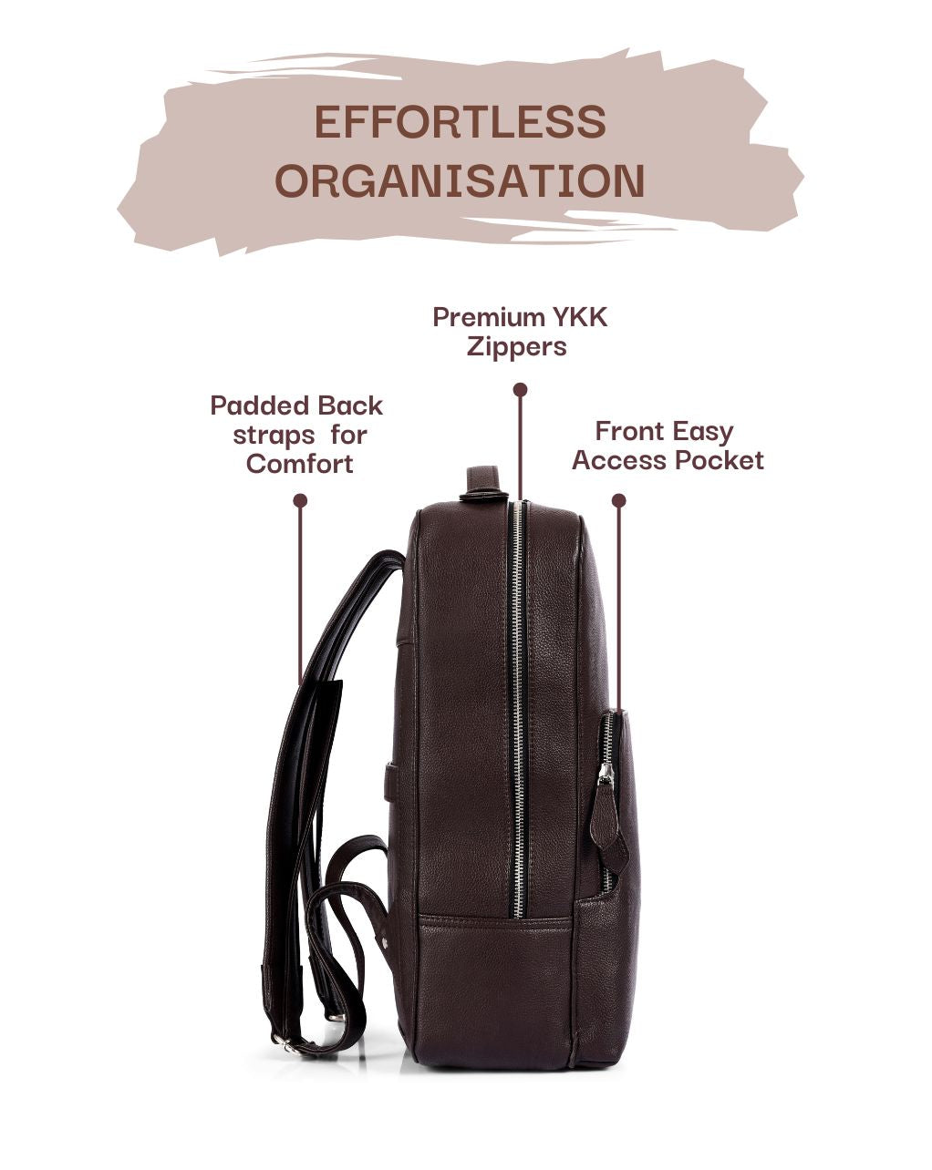 NOAH BACKPACK | CHOCOLATE BROWN