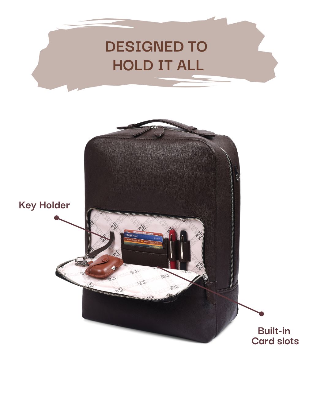 NOAH BACKPACK | CHOCOLATE BROWN