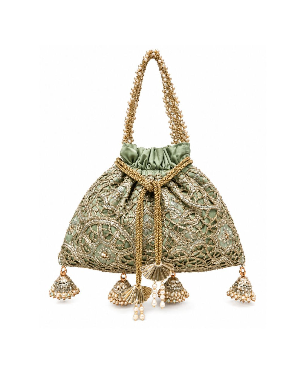 ZIYA POTLI |  SAGE GREEN