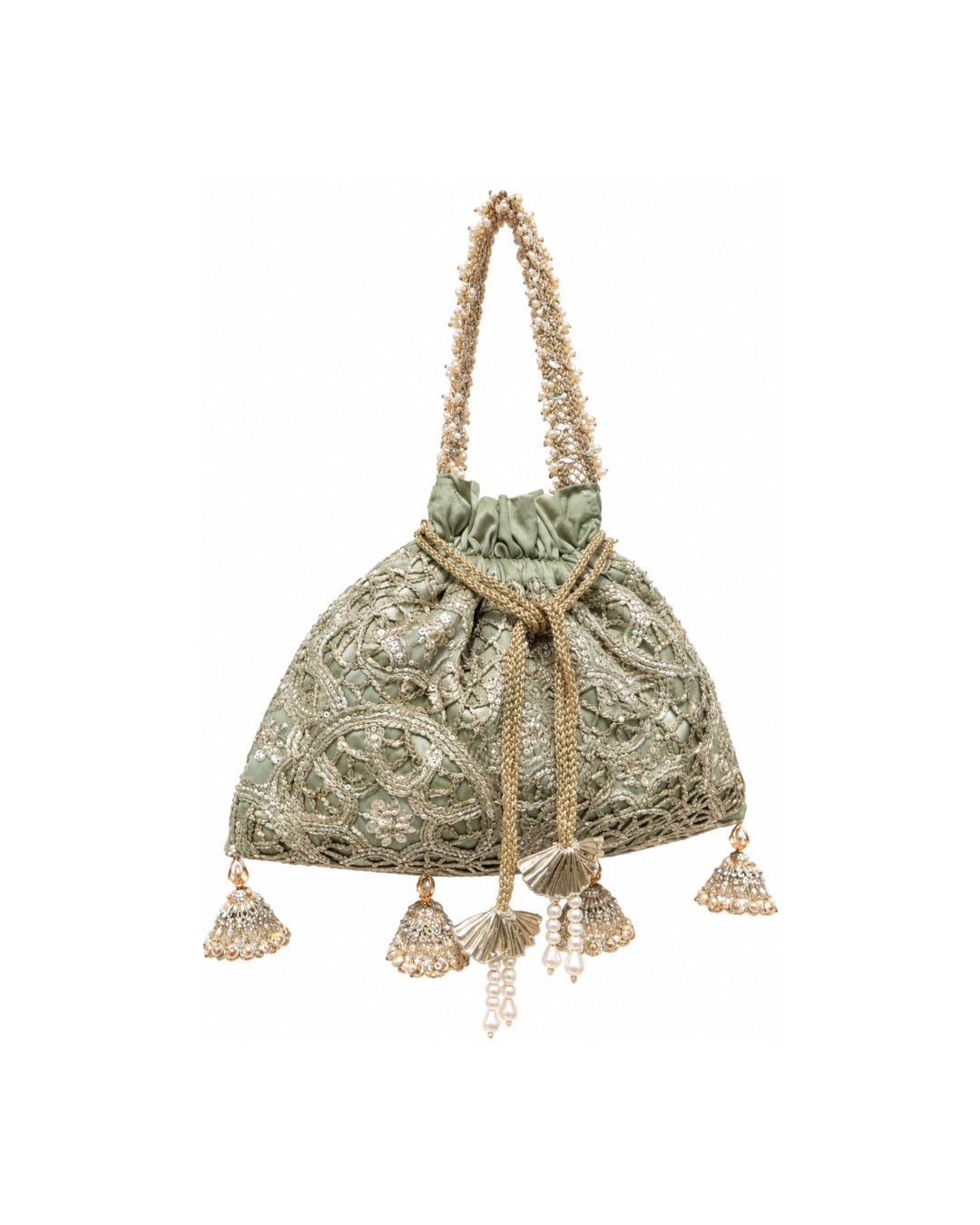 ZIYA POTLI |  SAGE GREEN