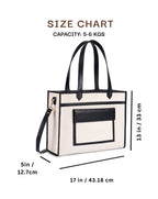 HAZEL MULTIPLE COMPARTMENTS | BLACK | LARGE