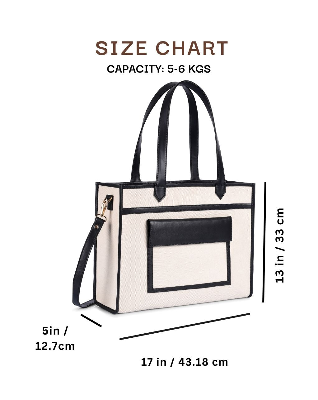 HAZEL MULTIPLE COMPARTMENTS | BLACK | LARGE