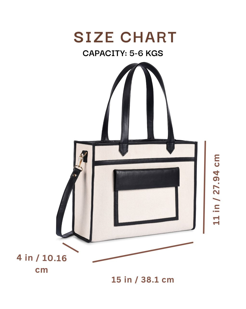 HAZEL MULTIPLE COMPARTMENTS | BLACK | MEDIUM