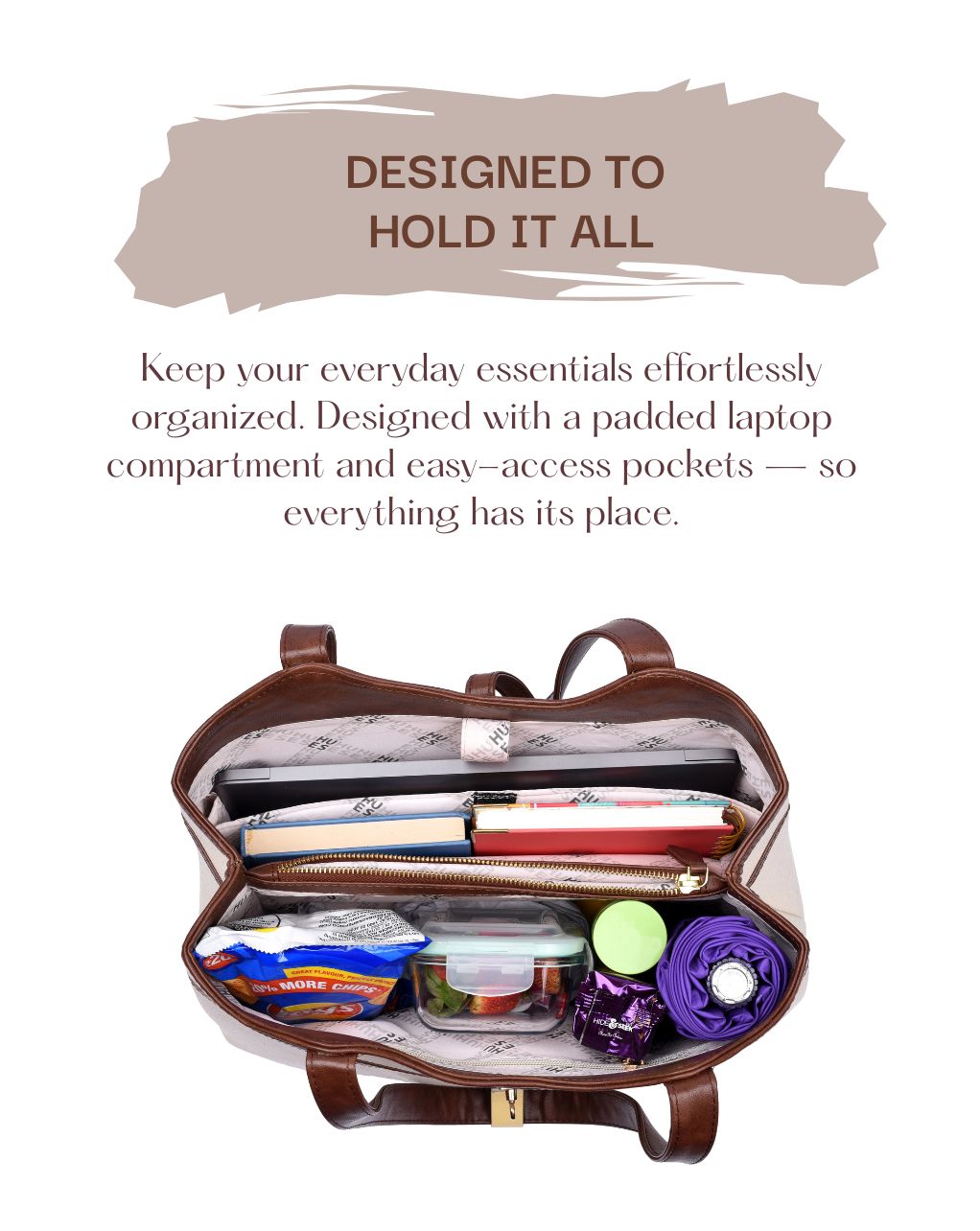 MINDY TOTE BAG | BROWN | MEDIUM