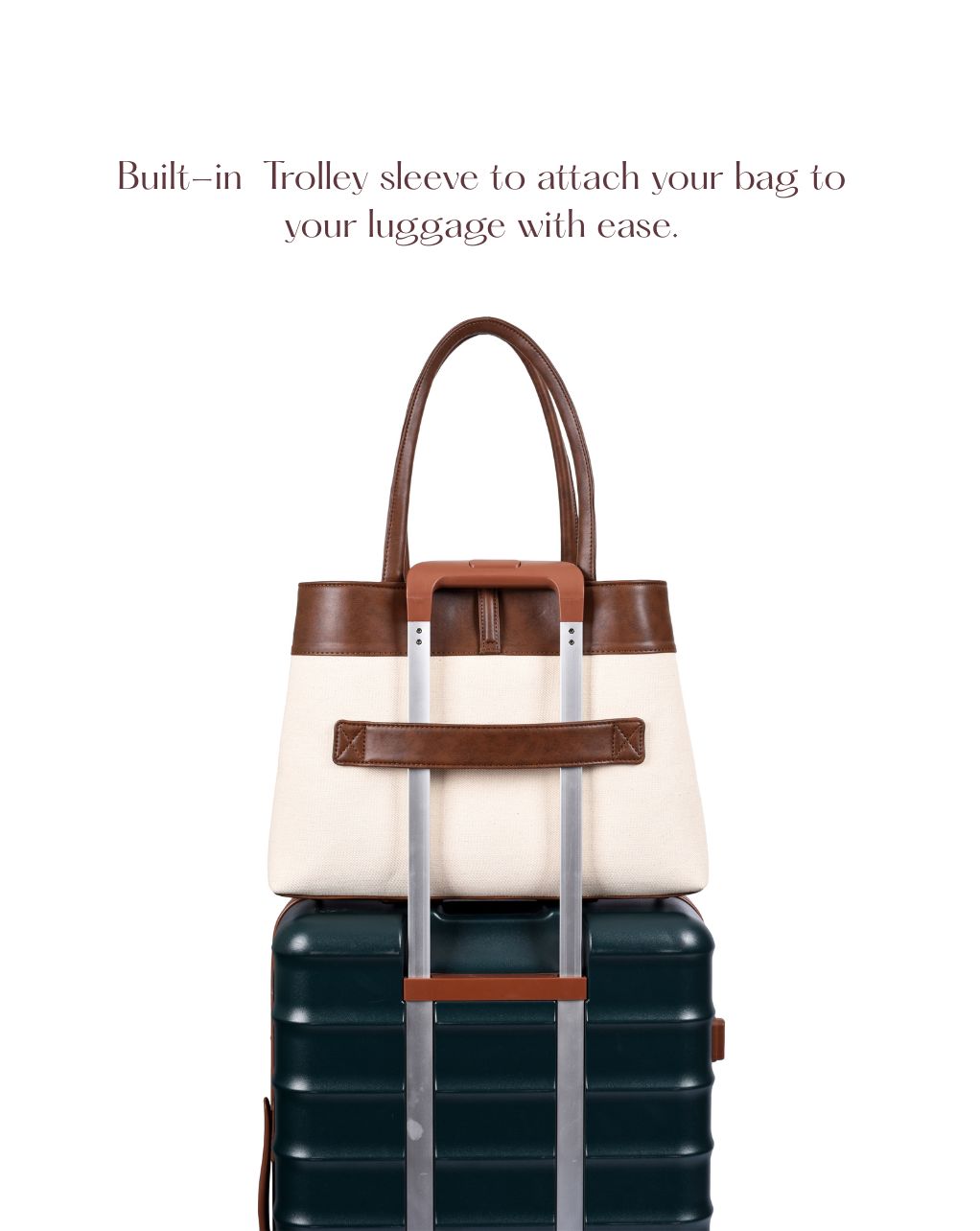 MINDY TOTE BAG | BROWN | MEDIUM