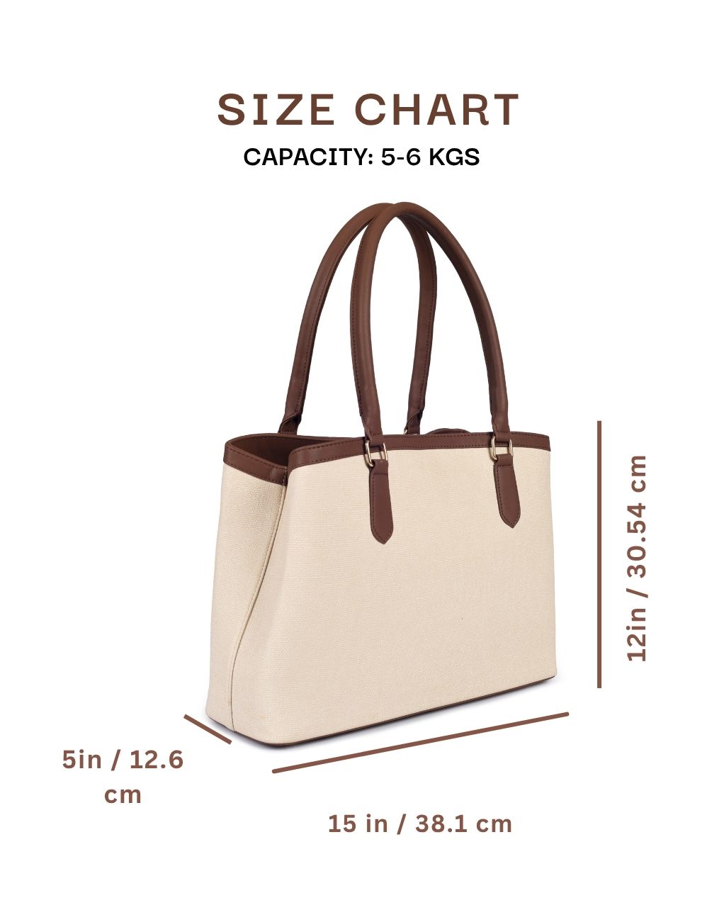 Valerie | Medium | Brown & Beige Colour