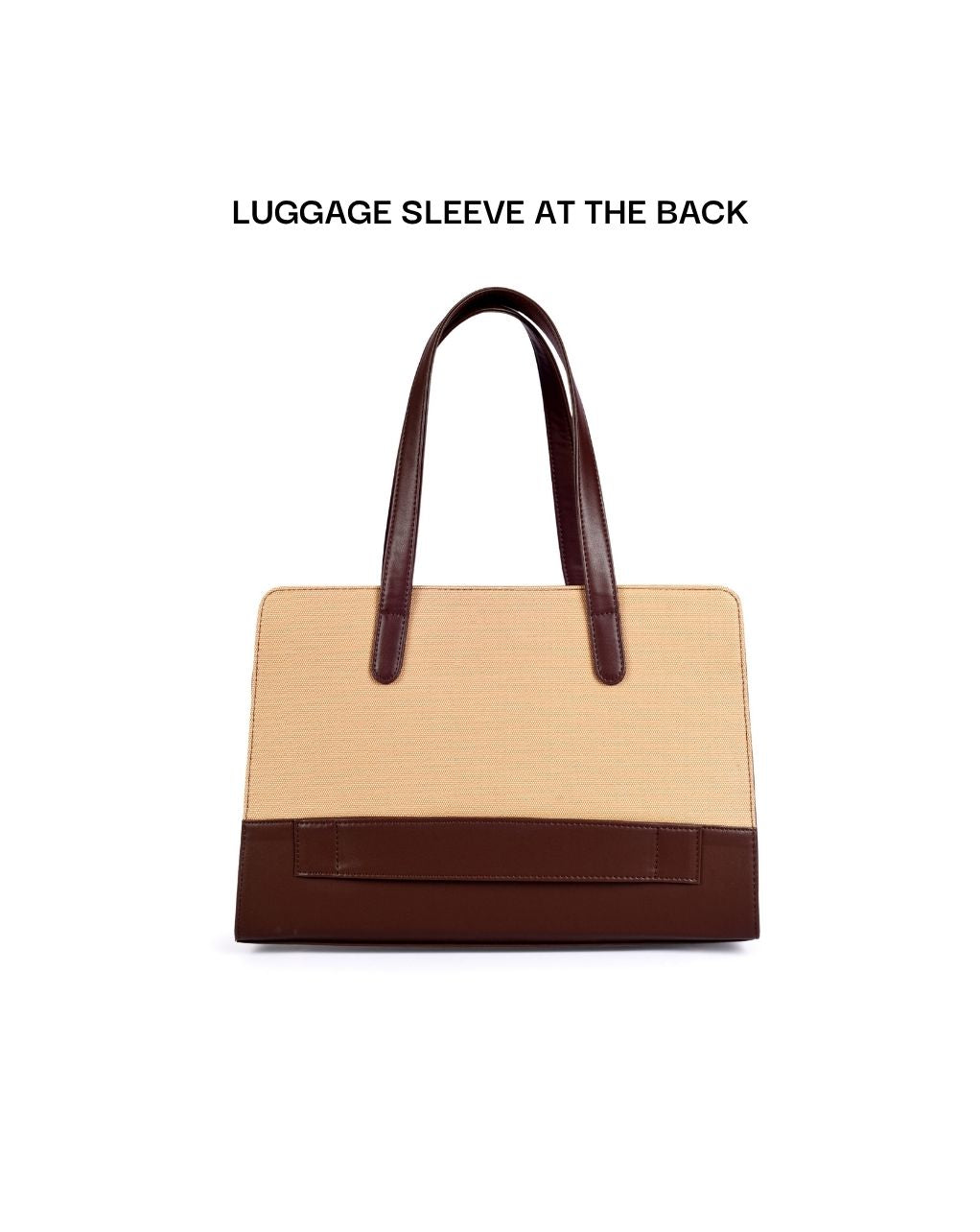 Estelle Duffle Bag | Chocolate and Khakhi Colour