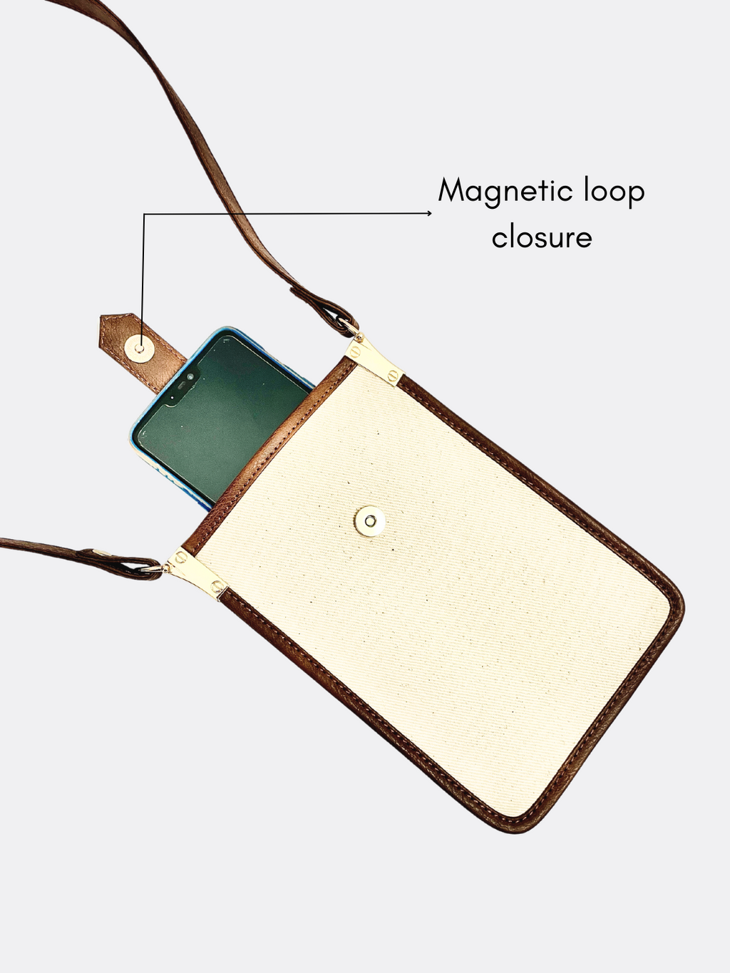 KAI MOBILE COVER | BROWN | SLING