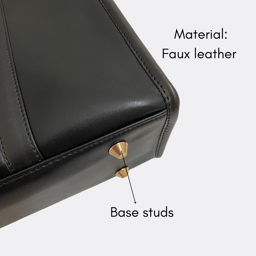 MICHELLE TOTE BAG | ALL BLACK | MEDIUM