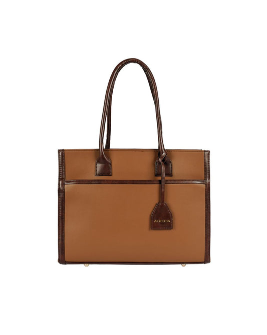 CANDICE LUXURY TOTE | TAN | MEDIUM