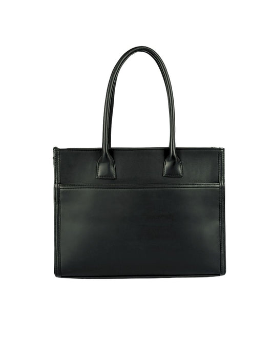 CANDICE LUXURY TOTE | ALL BLACK | LARGE