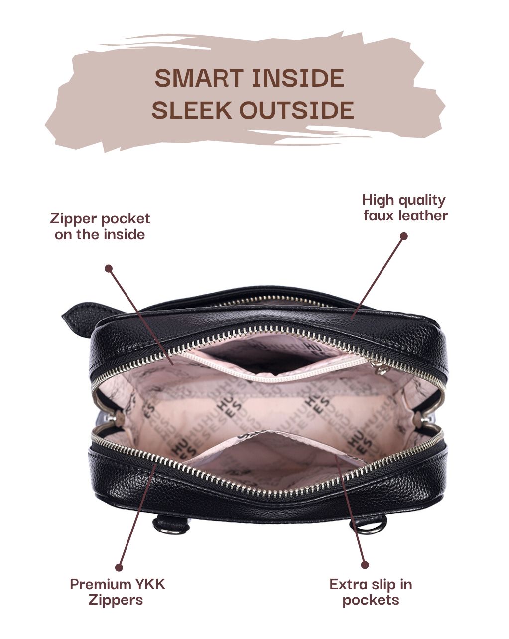 THEO CROSSBODY | BLACK