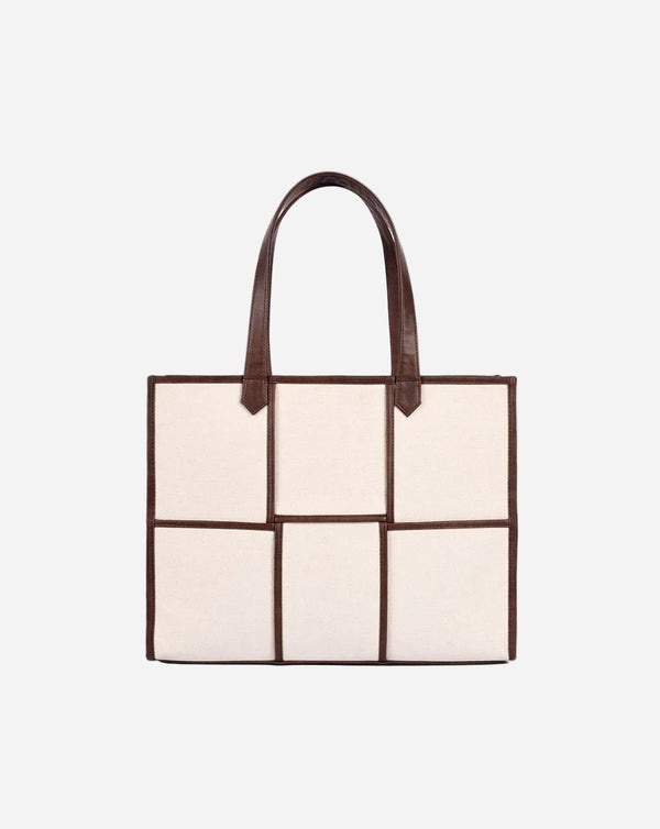 ACE TOTE BAG | MEDIUM | BROWN & BEIGE