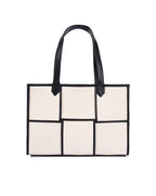 ACE TOTE BAG | BLACK & BEIGE | LARGE