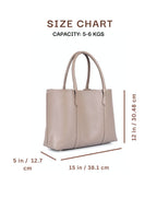CHARLOTTE TOTE BAG | GREY | MEDIUM