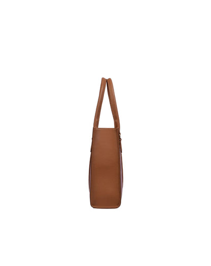 MONICA TOTE BAG| BROWN | MEDIUM