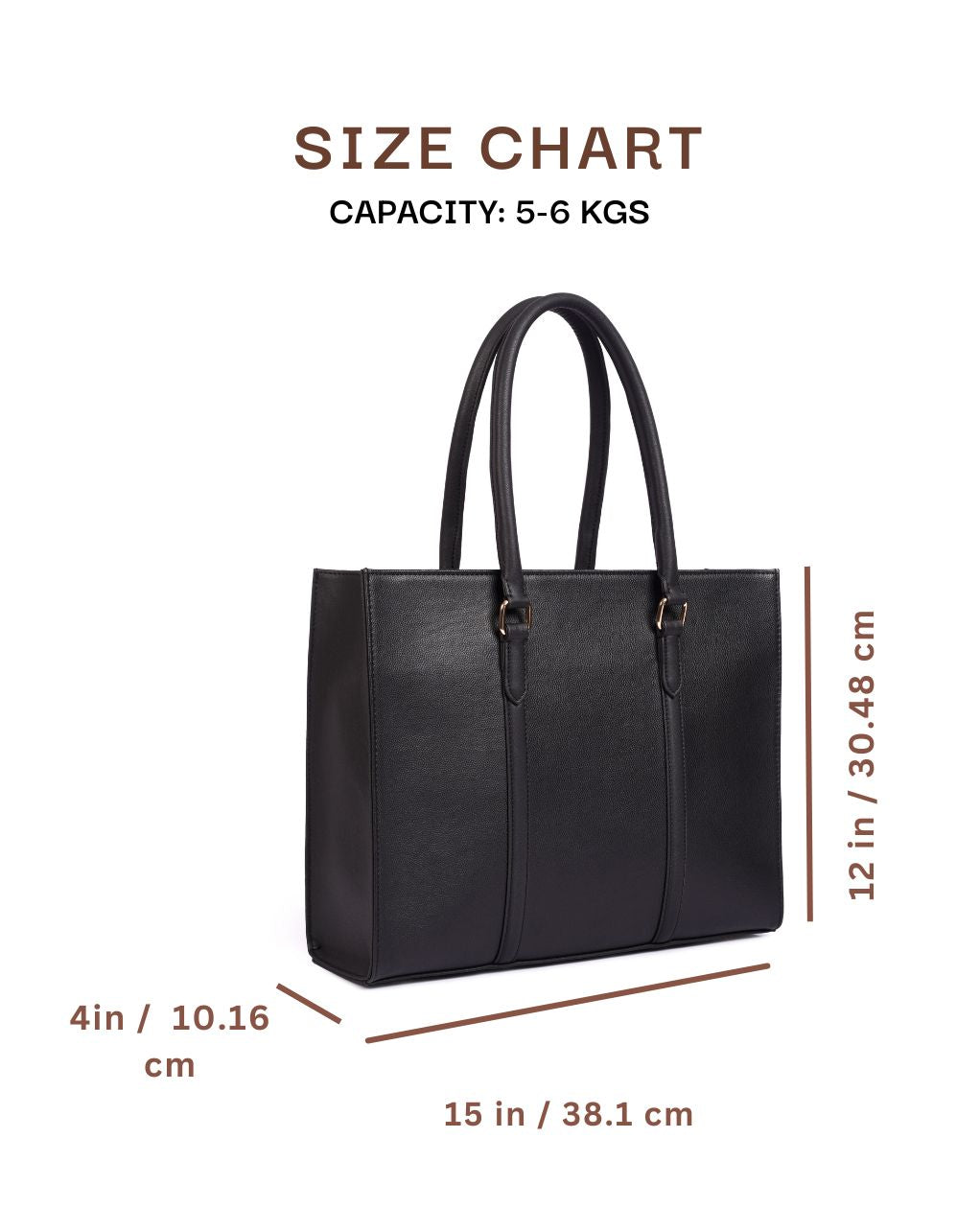 MONICA TOTE BAG| BLACK | MEDIUM