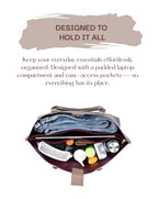 CHARLOTTE TOTE BAG | GREY | MEDIUM