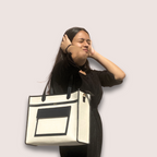 HAZEL MULTIPLE COMPARTMENTS | BLACK | MEDIUM