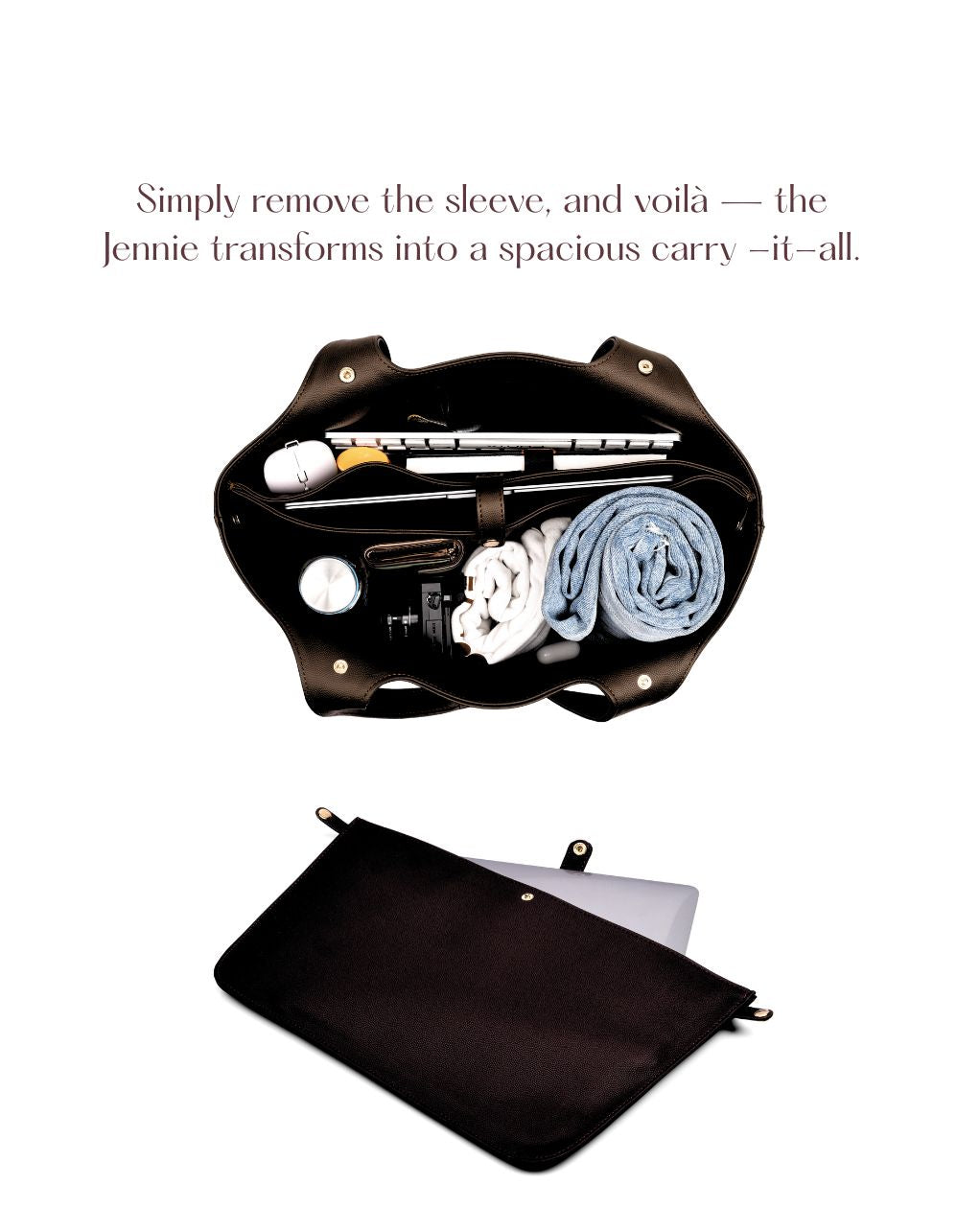 Jenny Tote Bag | BLACK