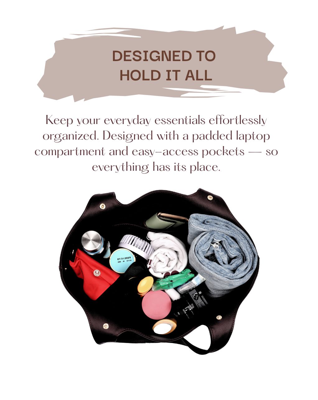 Jenny Tote Bag | BLACK