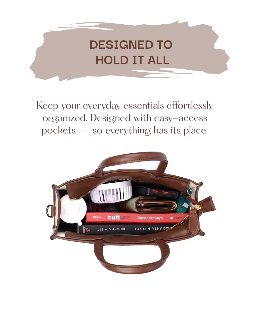 HAZEL SLING BAG | BROWN | SMALL