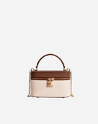 The Meg Sling Bag | Beige and Brown