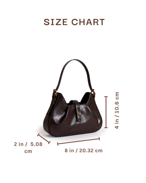 Alice shoulder bag |  Chocolate brown
