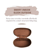 The Meg Sling Bag | Beige and Brown