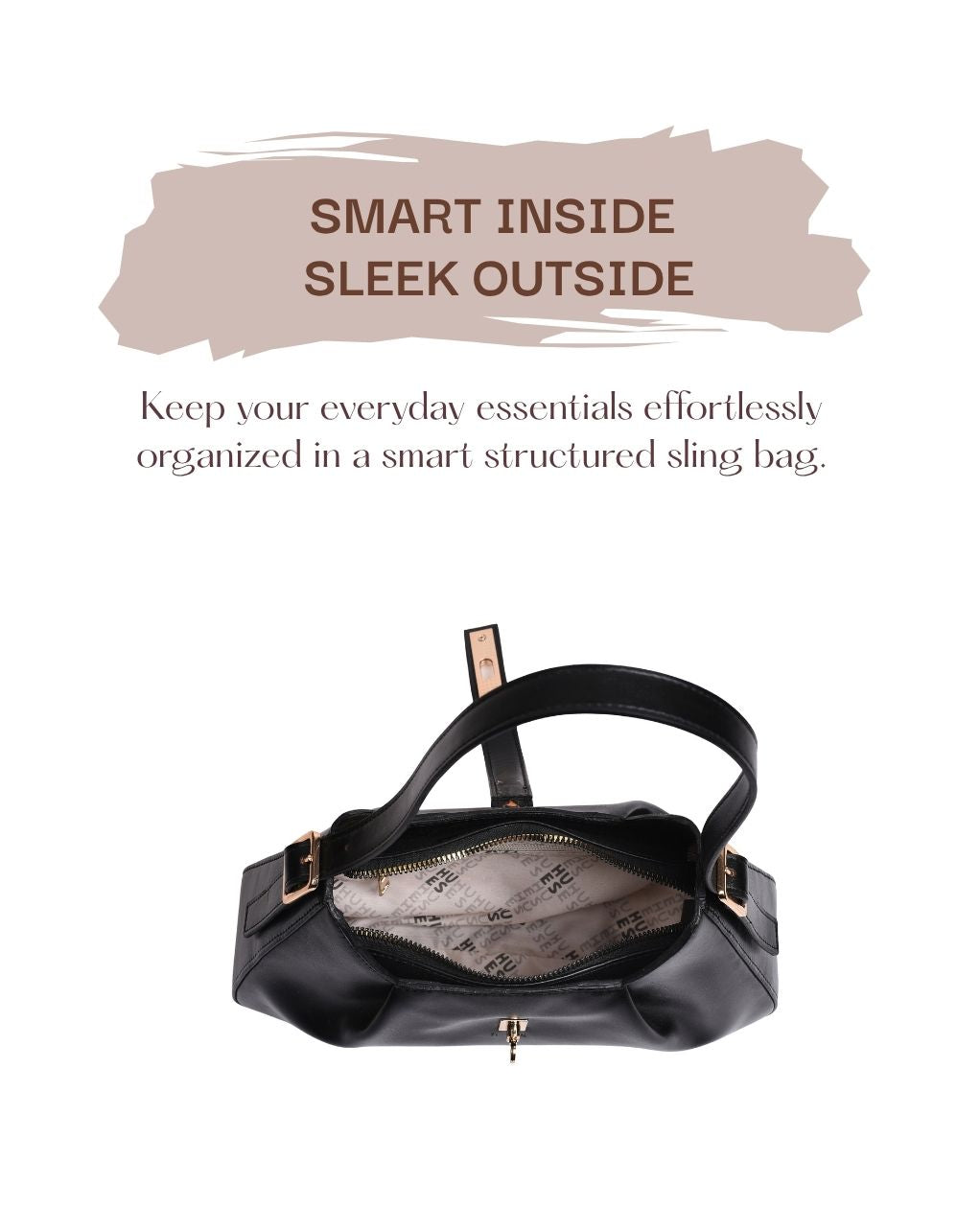 The Luxe Sling Combo | Black & Brown