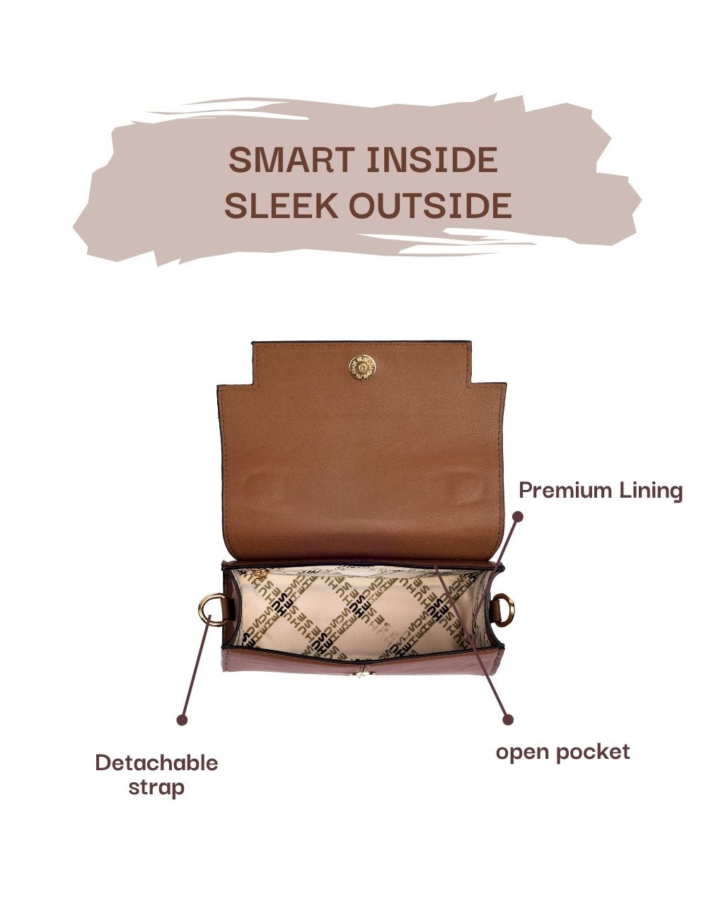 TIARA SLING BAG | MOCHA