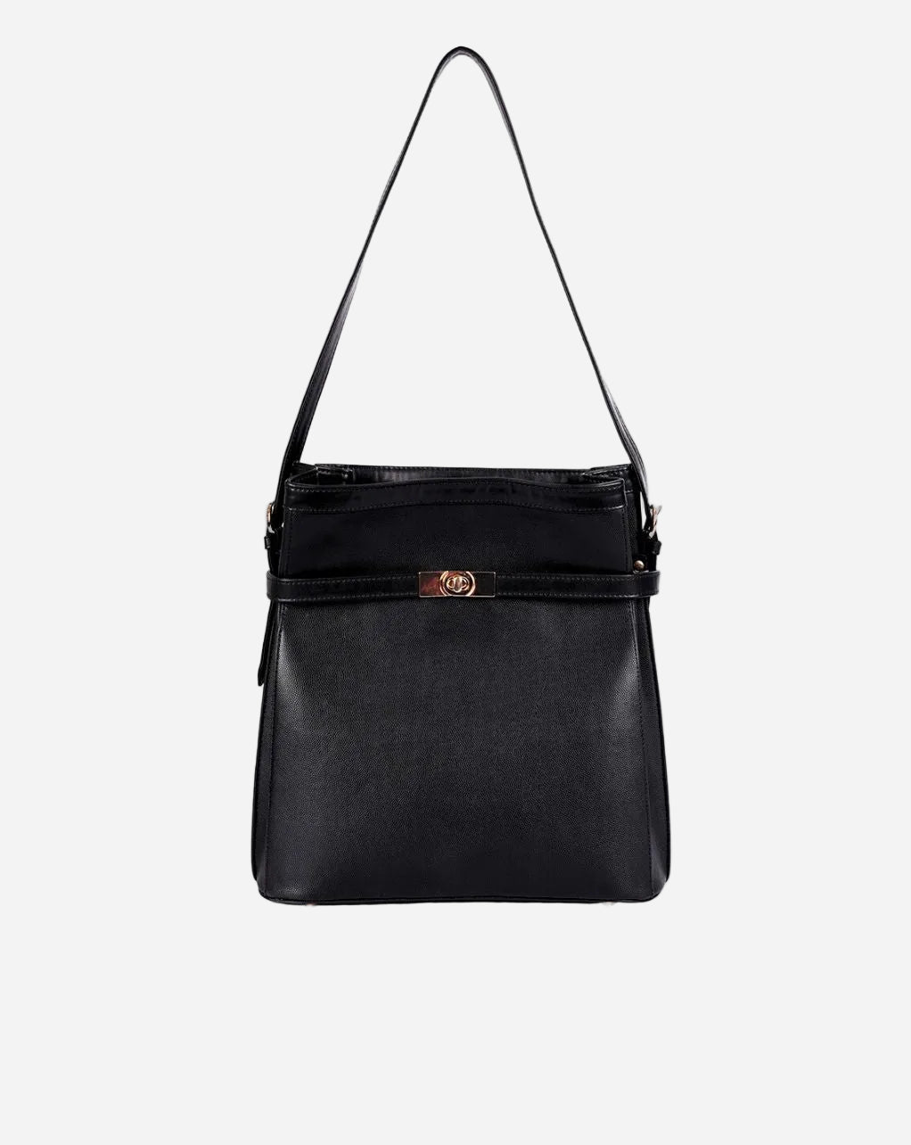 ROSE BUCKET BAG | BLACK