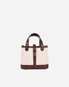 SYLVIE SLING BAG | BEIGE & BROWN